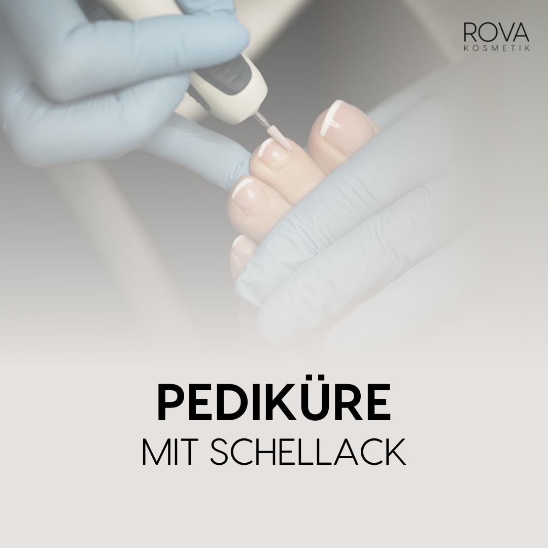 Pediküre mit Schellack
