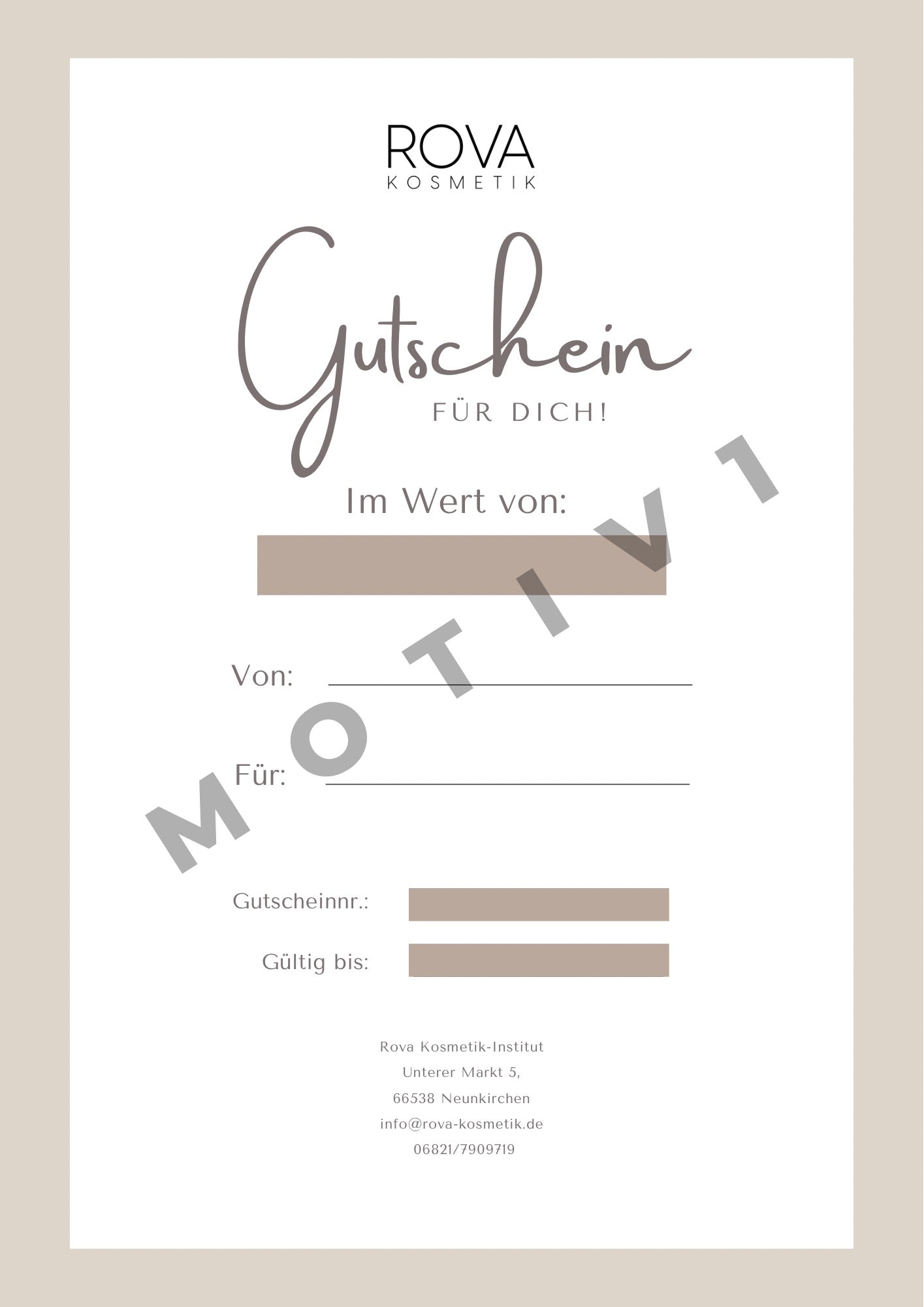 Individuelle Behandlung