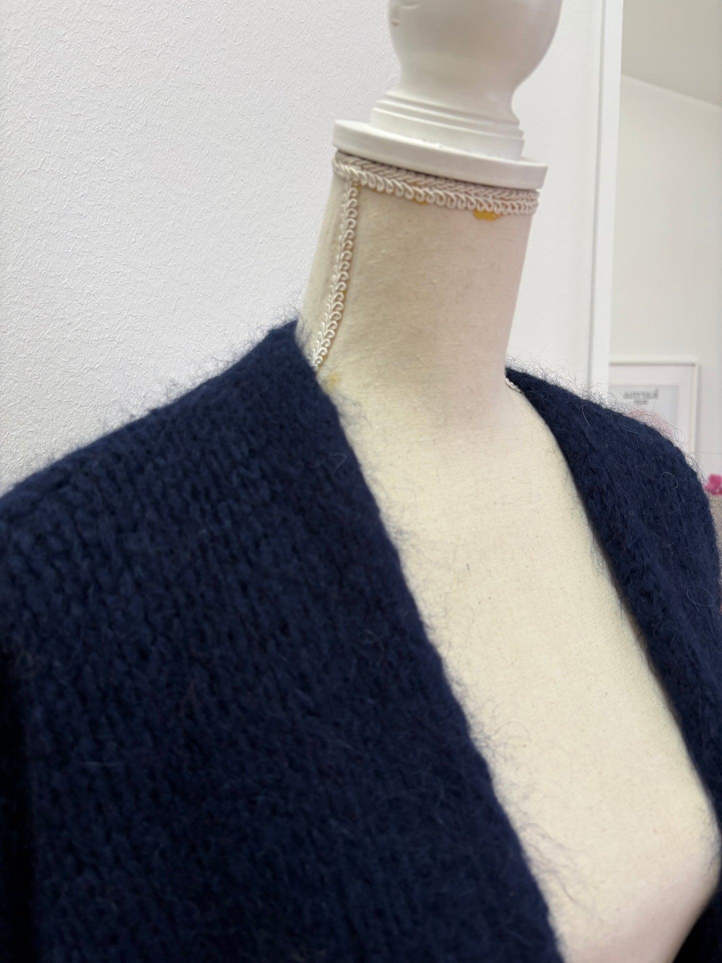 Oversized Mohair-Strickjacke (Winter)