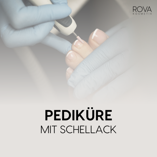 Pediküre mit Schellack
