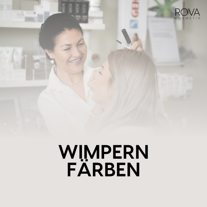 Wimpern färben